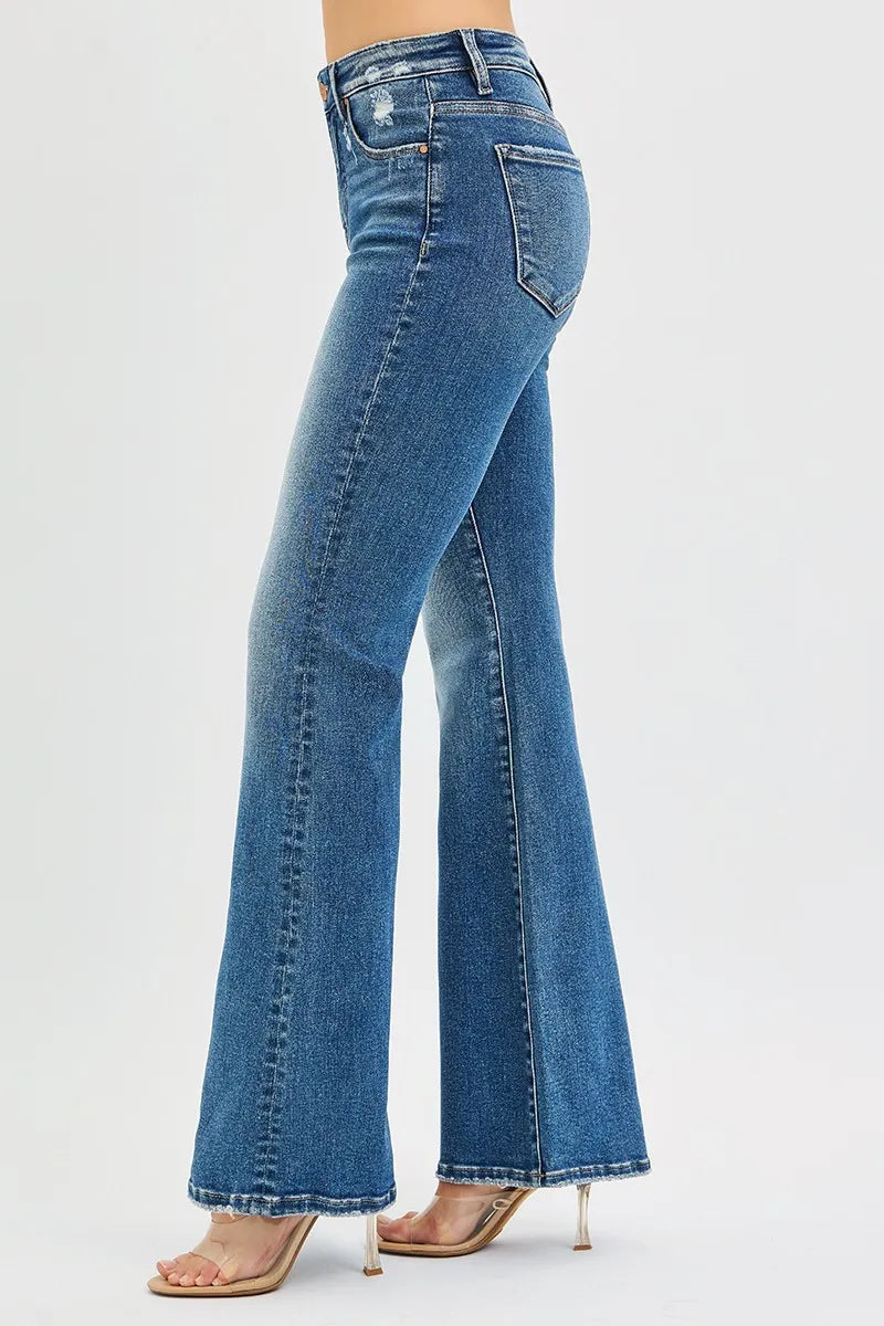 RISEN Full Size Tummy Control High Rise Flare Jeans Plus Size 57d411495f7d44be89cb3acca1e17e15-Max-Origin