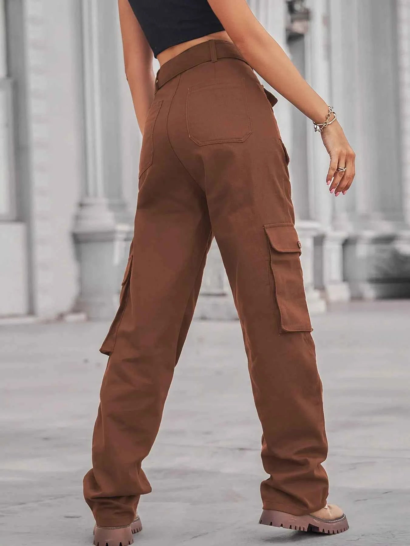 High-Waisted Multi-Pocket Cargo Jeans 5805a6cece2c4c78b239a6e7fb5b25d8-Max-Origin