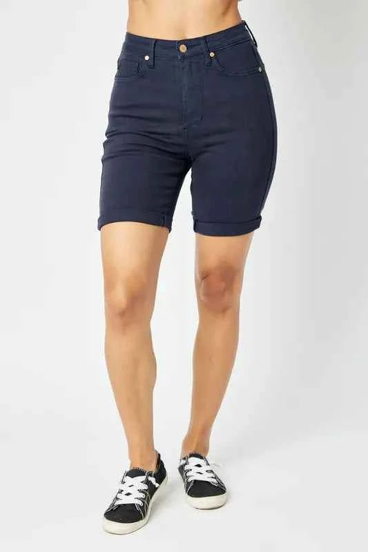 Judy Blue Full Size High Waist Tummy Control Bermuda Shorts 58374c15-06ad-4910-8d61-92801dea816c-Max