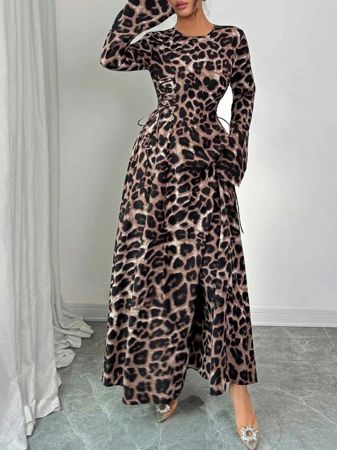 Leopard Print Long Sleeve Maxi Dress 5842faa4-62b3-4be2-9028-c7575114a2de-Max-Origin