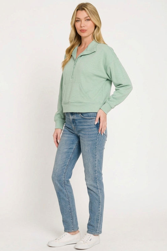 Scuba Half Zip Pullover With Kangaroo Pockets 58658730-975d-4414-8341-647d6e9bc6fe-Max