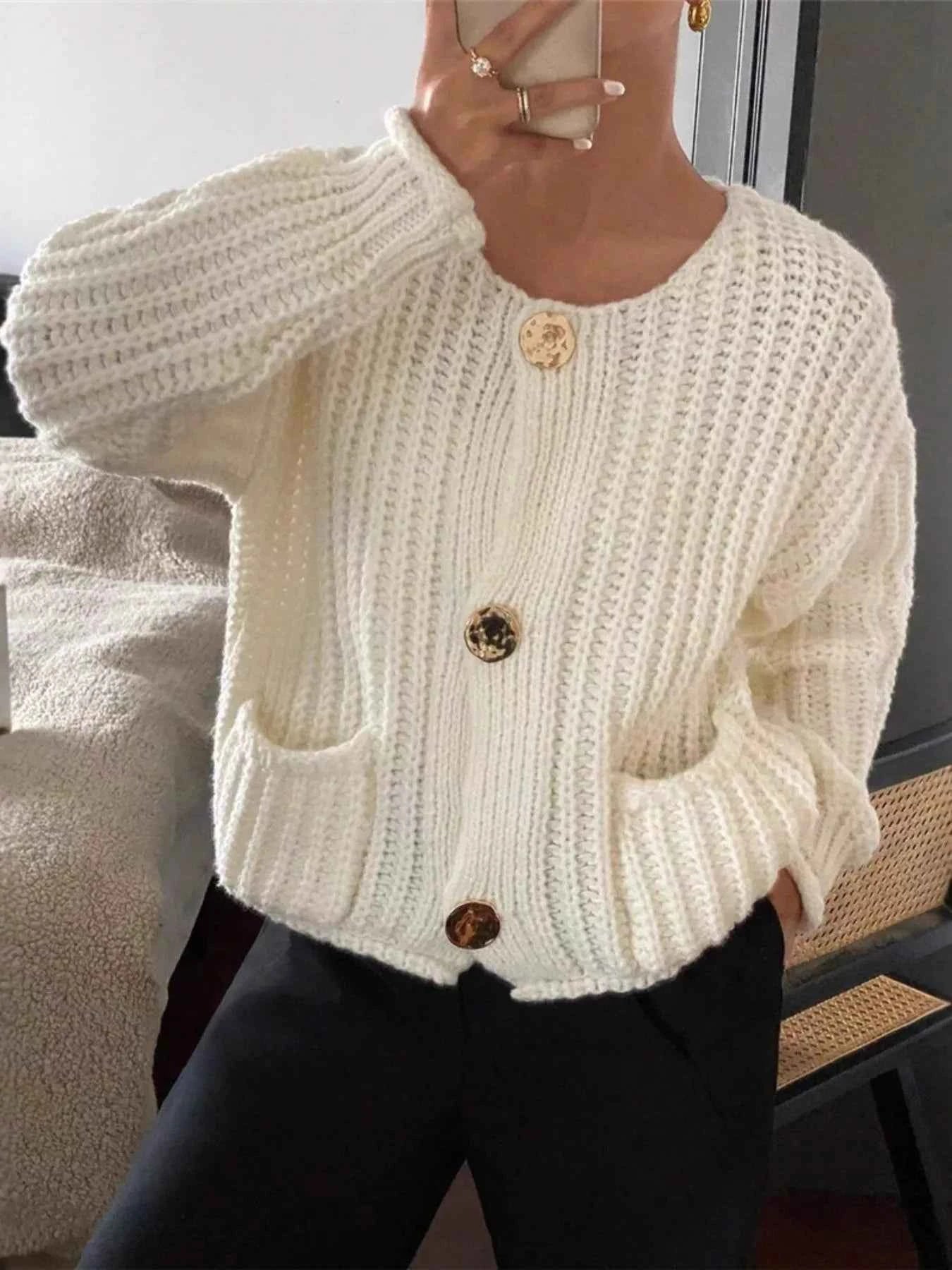 Button Up Dropped Shoulder Cardigan 586abc99-723e-4cb2-a410-58fb73e85011-Max-Origin