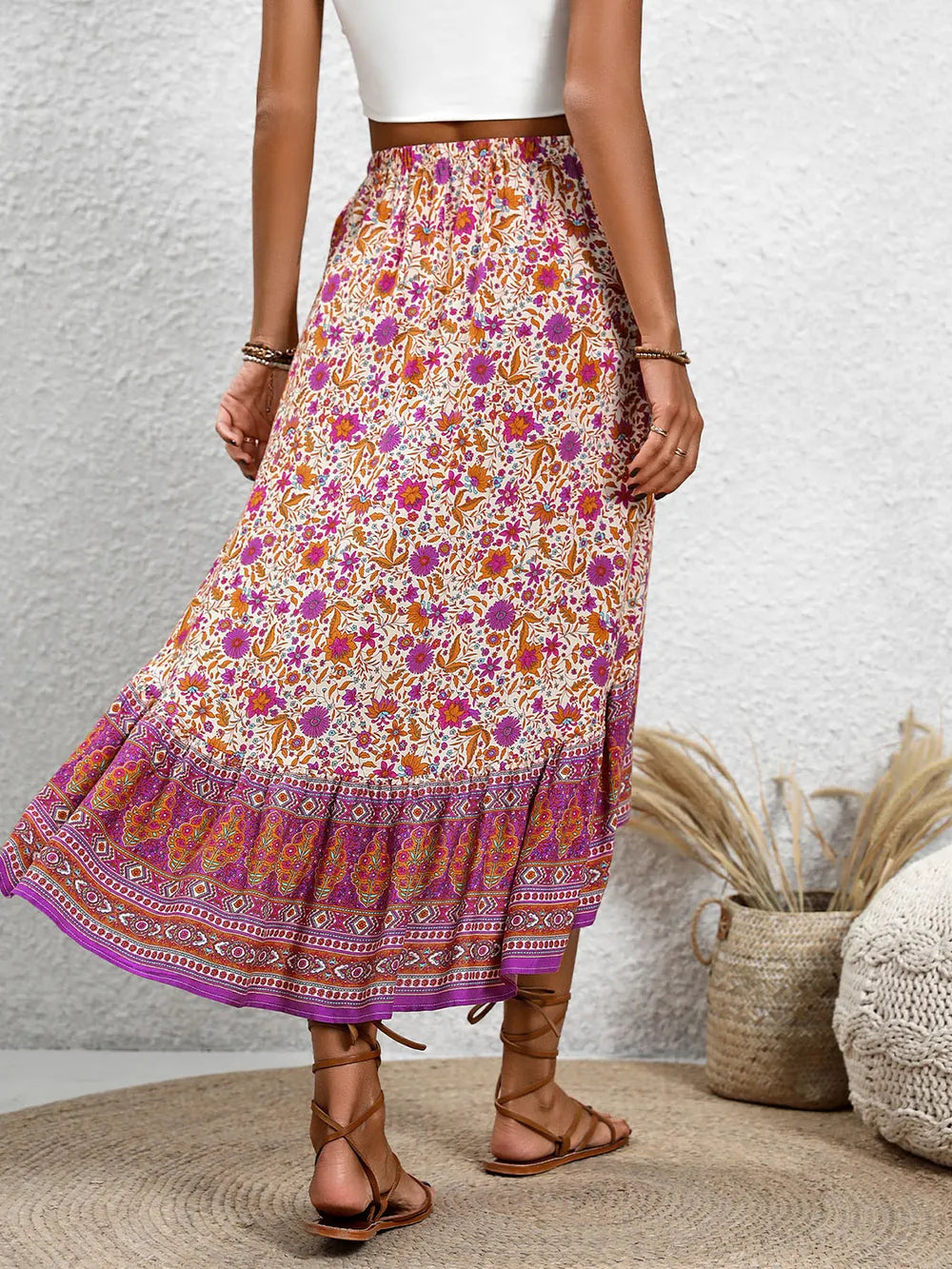 Perfee High-Low Elastic Waist Skirt 588d3f7b-446f-402f-ab6d-26ccea4f9522-Max