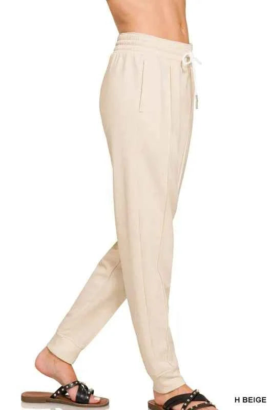 Zenana Drawstring Scuba Sweatpants with Pockets 58d70c0e-8860-4a56-8f3d-ddee5593456e-Max-Origin