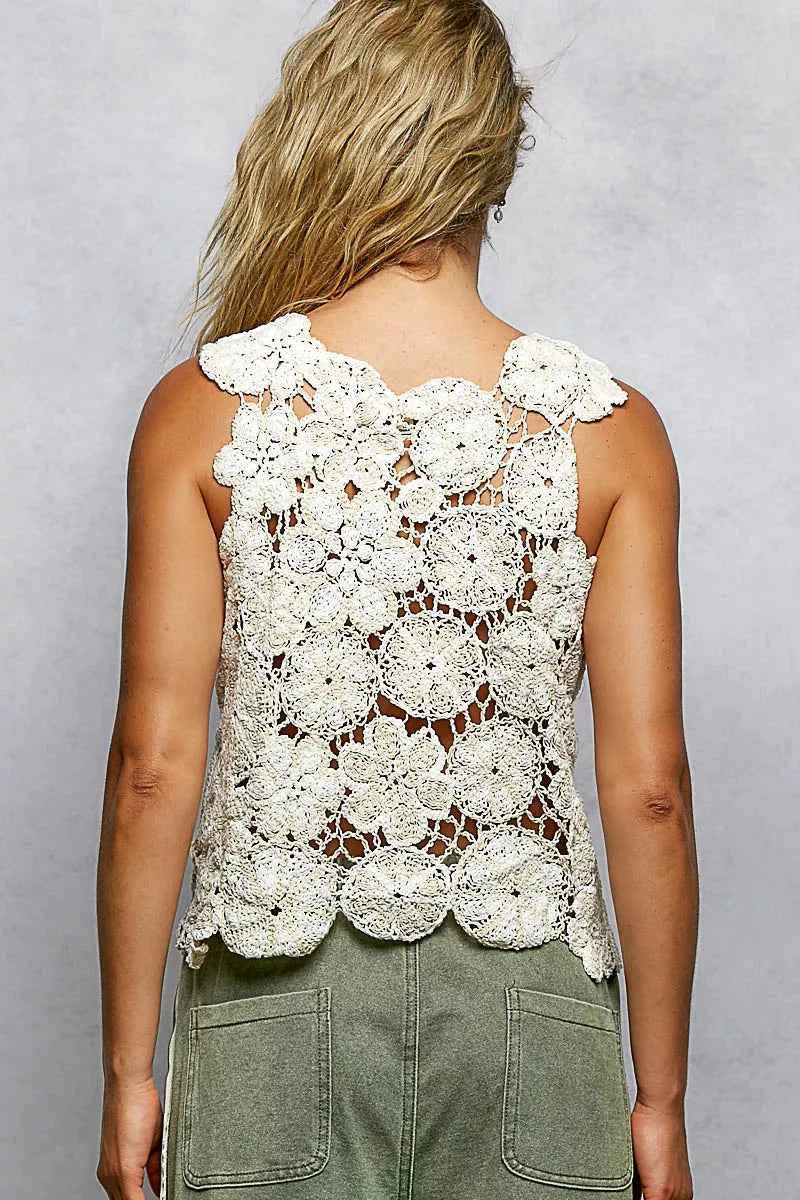 POL Round Neck Floral Crochet Sleeveless Cropped Top 58d7ea6d-13b0-4a25-8a7a-b0d5edd7570c-Max-Origin