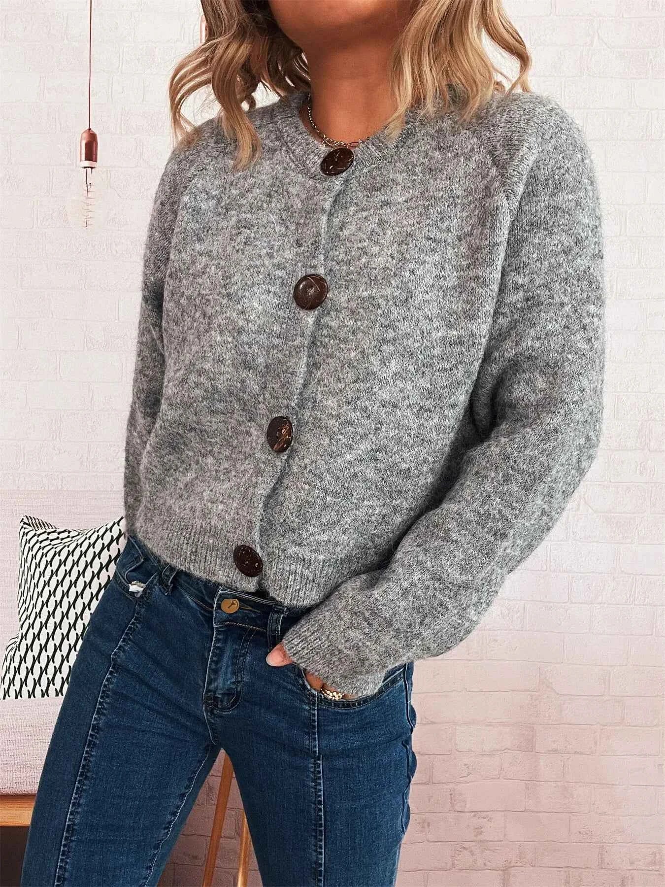 Button-Up Raglan Sleeve Cardigan 5909f25b06df46d98760fb24dae2acb8-Max-Origin