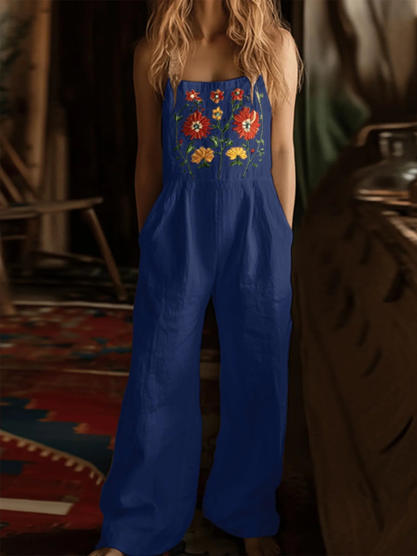Floral Embroidered Wide Leg Jumpsuit 5929c338-d835-4e5f-978c-ef0280a46ccb-Max-Origin