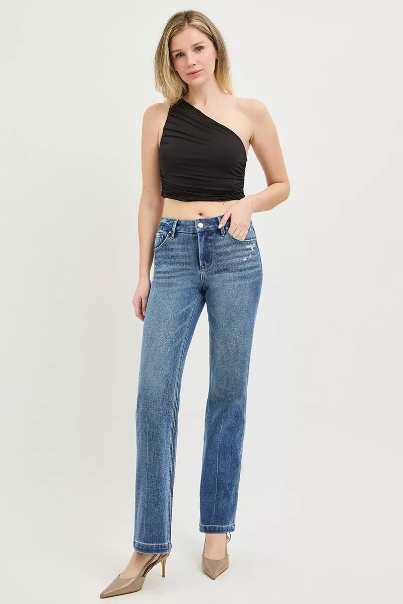 Tummy Control 4way Stretch Mid Rise Straight Crease Line 59332fdb-e7c0-470e-b01e-4c169b352112-Max-Origin