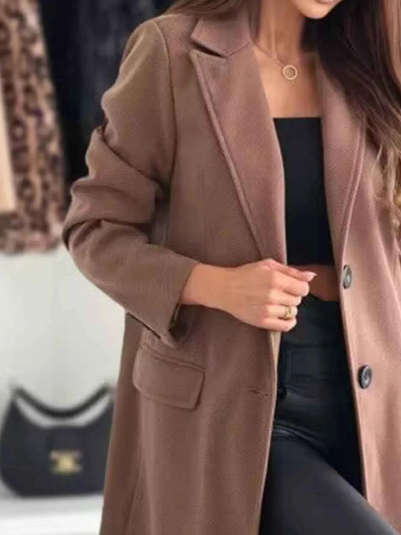 Lapel Collar Long Sleeve Coat 5988ad21-4d4d-4ef2-8057-504d7d8c4ba8-Max-Origin