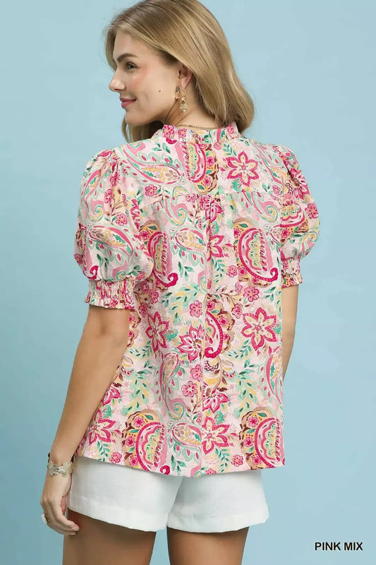 Mix Paisley Floral Button Down Shirt 59b3ce7a-245e-4e5c-976a-0eb8092a7978-Max-Origin