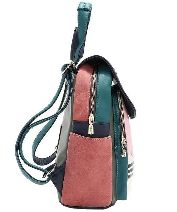 Nicole Lee USA Cat Eco-Leather Convertible Backpack Bag 59b903f8-f47b-47ba-9af0-6588178044db-Max