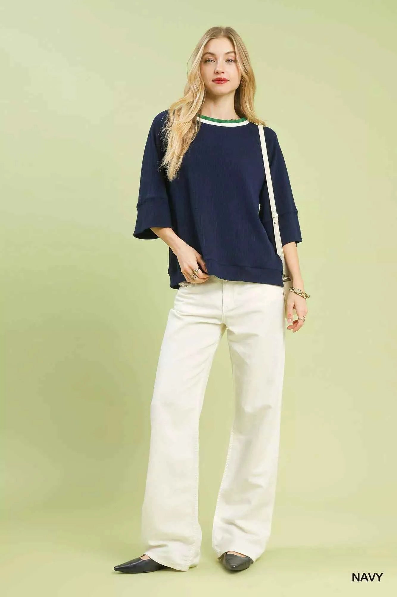 Ribbed Knit Top with Contrast Trim 59bbc52a-b31d-4914-a9e9-1fc28ffb34c6-Max-Origin