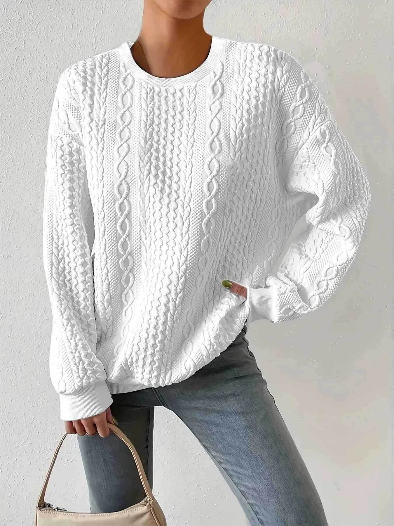 Round Neck Long Sleeve Sweatshirt 59fa0d88e1a74f7a8b284eec5838fe8e-Max-Origin