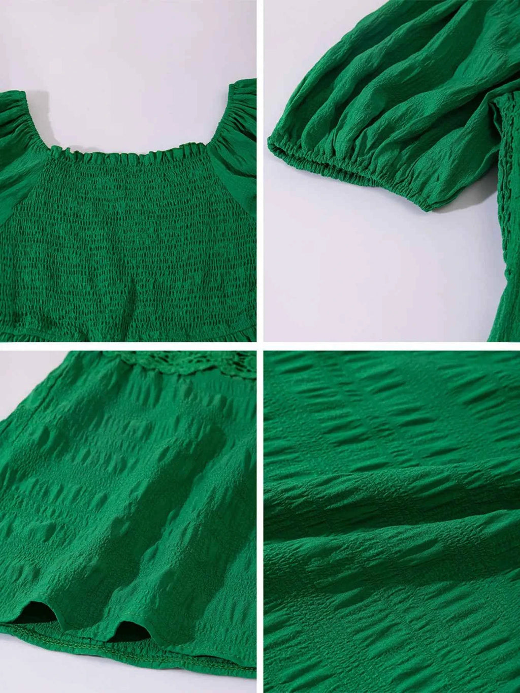 Smocked Puff Sleeve Tiered Dress 5a10eb5affc342abbb9007f50da13bee-Max-Origin