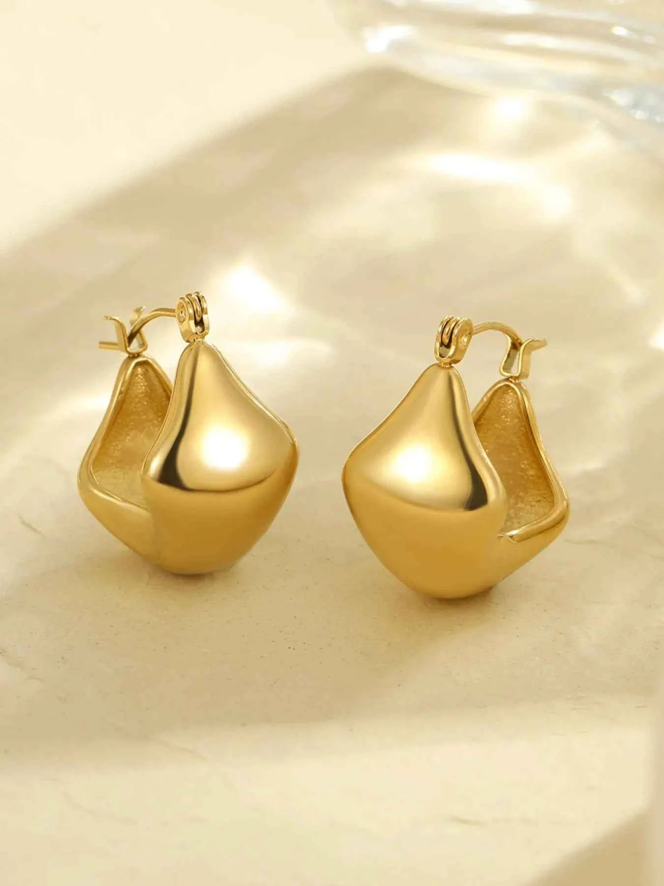 18K Gold-Plated Stainless Steel Geometric Earrings TypeC One Size 5a21d0f2-43ac-47a6-8894-681037d799cf-Max-Origin