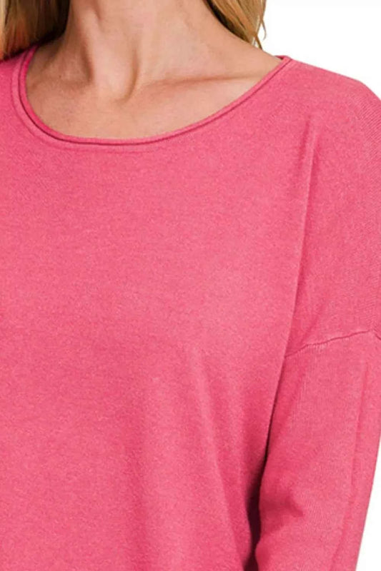 Viscose Long Sleeve Front Pockets Sweater 5a3b1e55-7c84-46ae-9566-b203293ac74c-Max-Origin