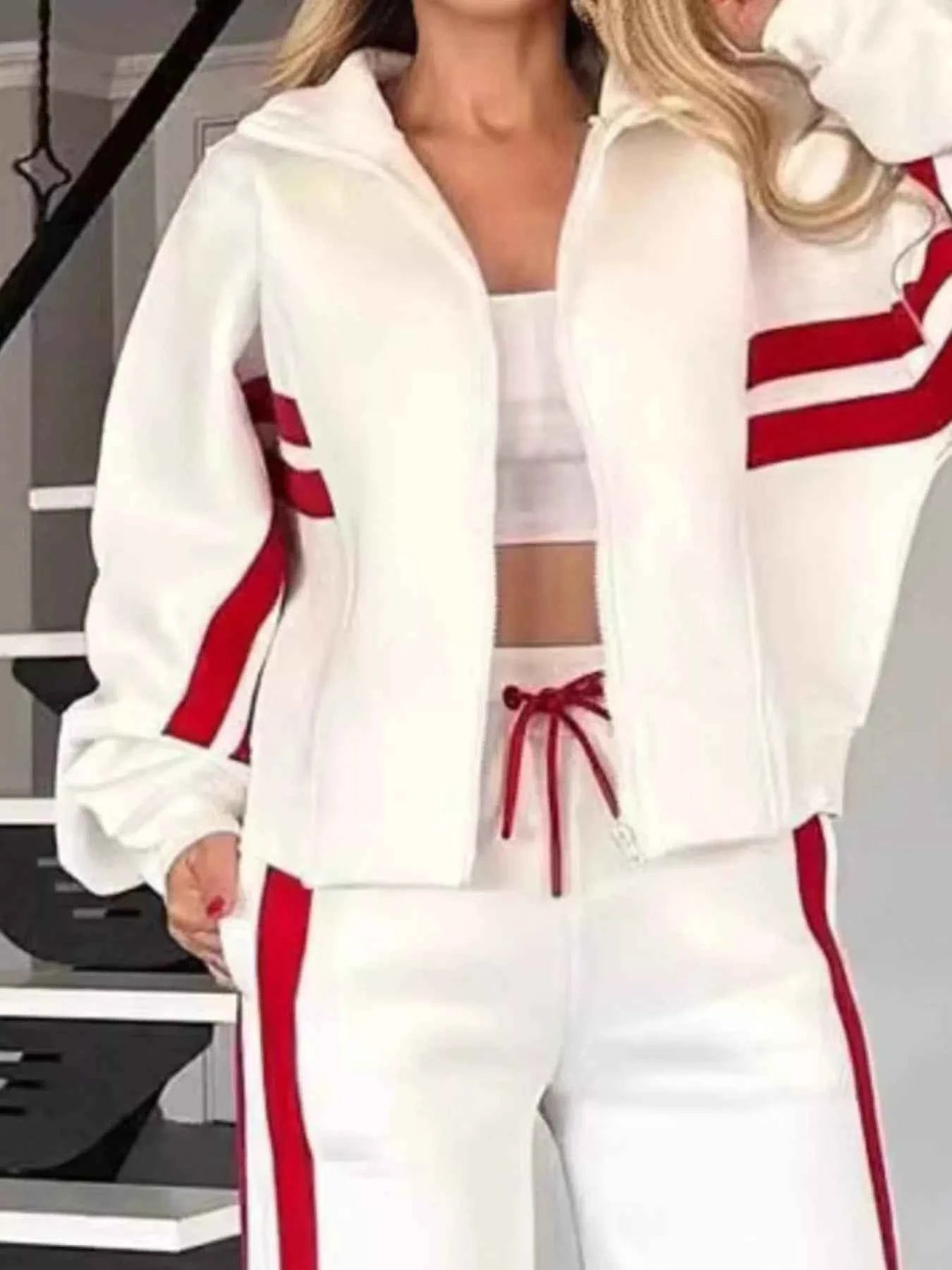 Full Size Contrast Stripe Zip Up Jacket and Pants Set Plus Size 5a445fa7-08aa-4913-ad5b-27d9928bec9f-Max-Origin