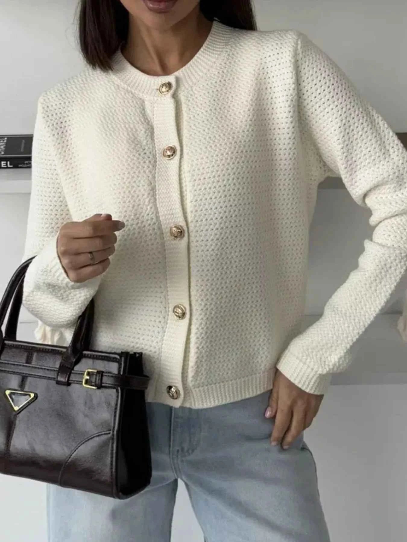 Button Up Texture Knit Cardigan 5a517d46-3b57-4e3c-ae6b-cd23e2c34041-Max-Origin