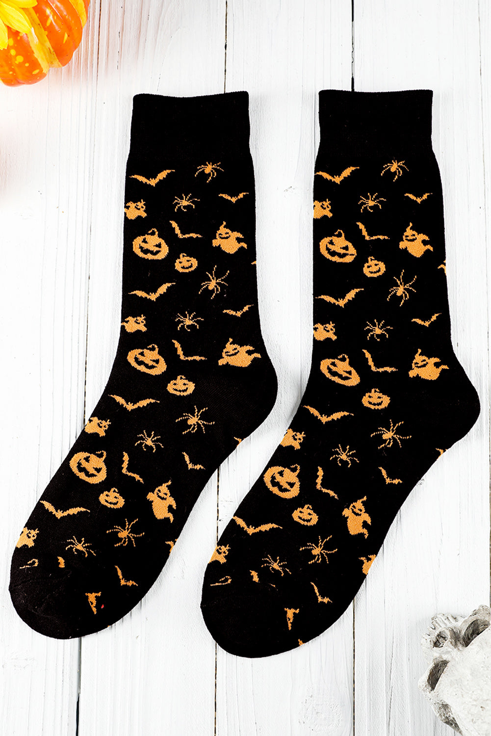 Delicacy Spooky Season Funny Halloween Socks Black ONE SIZE 100%Cotton 5a8fb0c6249e5f93