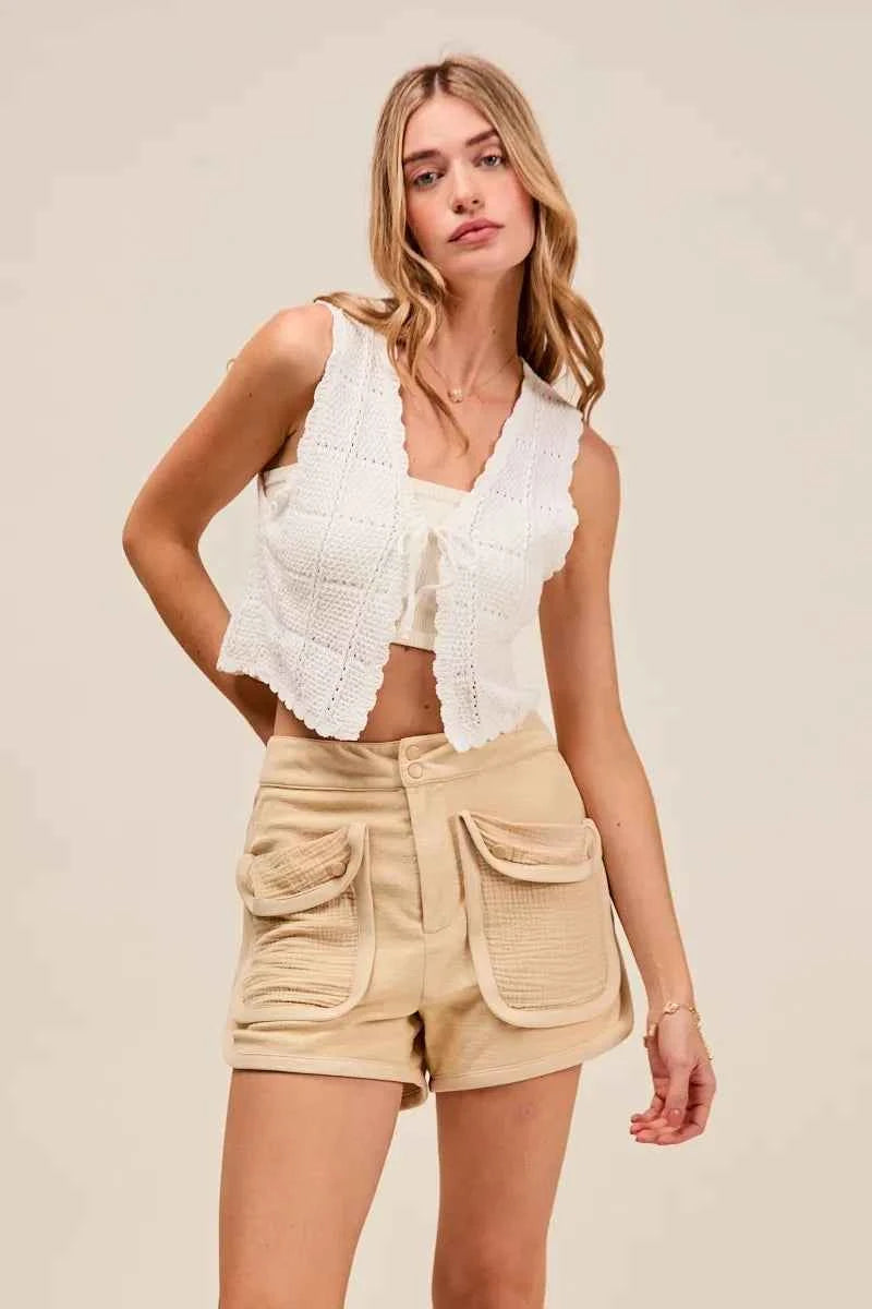 SO ME Mineral Washed Terry High Rise Cargo Shorts 5a90dd56077448ada368590b92dcc86c-Max-Origin