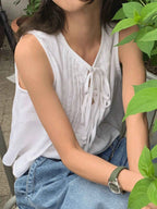 Tie-Front Sleeveless Summer Blouse 5ac5e25b-ffeb-4231-a8a3-68b50da168ec-Max-Origin