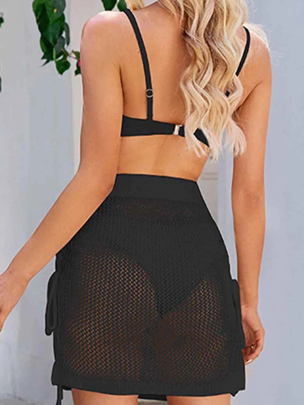 Drawstring Elastic Waist Swim Skirt 5ae88221-1c0f-4a39-8b57-4018cd5390a6-Max