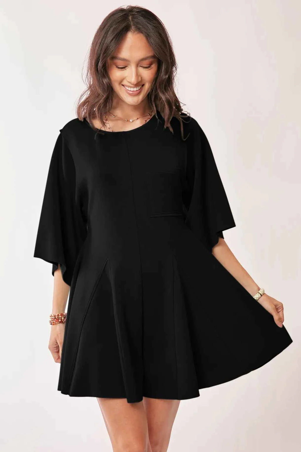 Davi & Dani Solid Draped Sleeve Ties Back Skort Romper 5af4cd46d2034ec7a3ee14c40f8e7ffa-Max-Origin