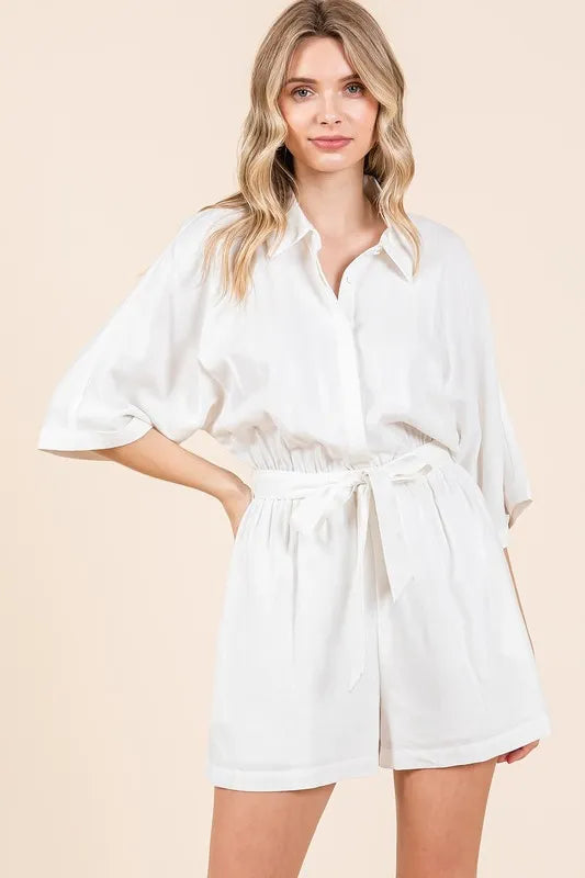 Mittoshop Tie Waist Half Sleeve Romper 5af7e368-f7bc-4cdb-a9a0-ab301f9091cc-Max