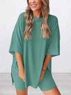 Full Size Half Sleeve T-Shirt and Shorts Set Plus Size 5af8c542-6885-449a-89fb-5c05f0089325-Max-Origin