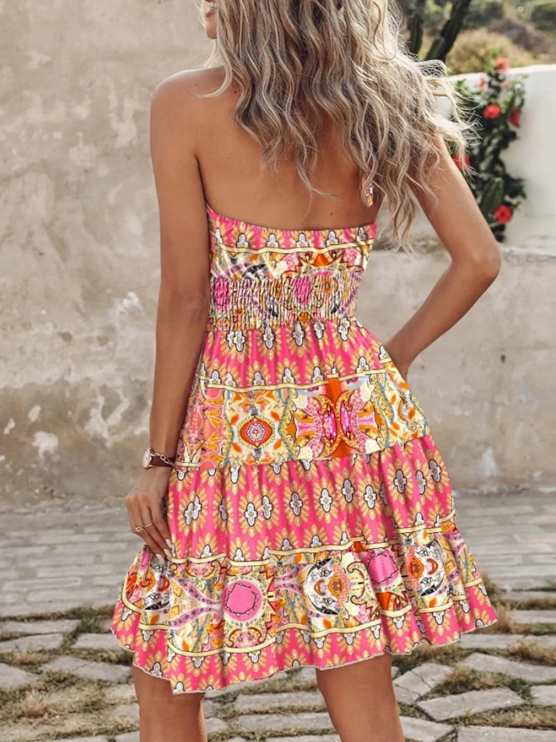Paisley Print Halter Neck Mini Dress 5afc97ec-a211-4b9e-a01d-3b512429f3ba-Max-Origin