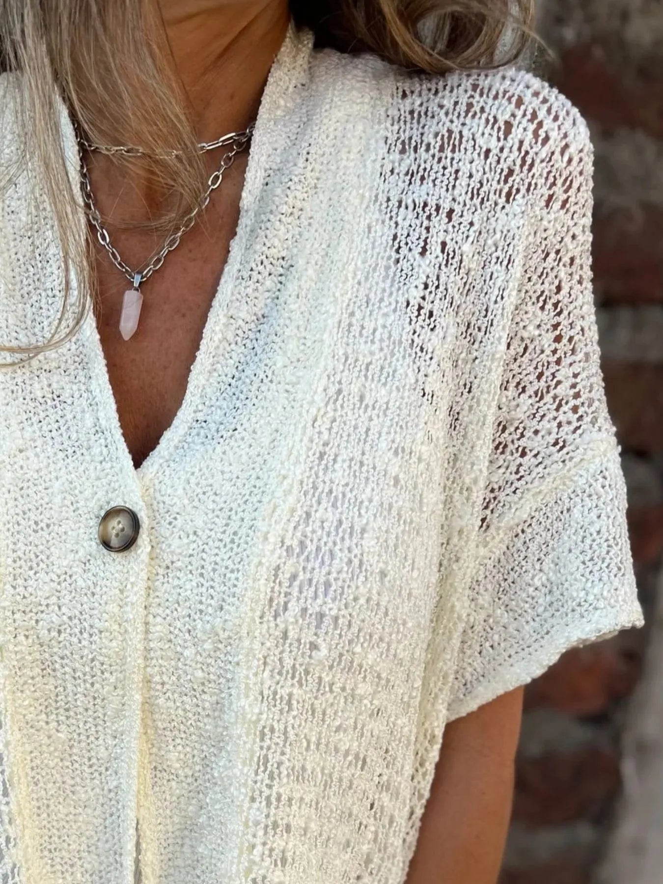 Full Size One Button Openwork Cardigan Plus Size 5b1962d7-93ff-4ef2-9135-54090d0d72f9-Max-Origin
