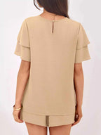 Ruffle Sleeve Top and Shorts Two-Piece Set 5b3913a9-cf03-404a-b69a-d25d9771e75a-Max-Origin