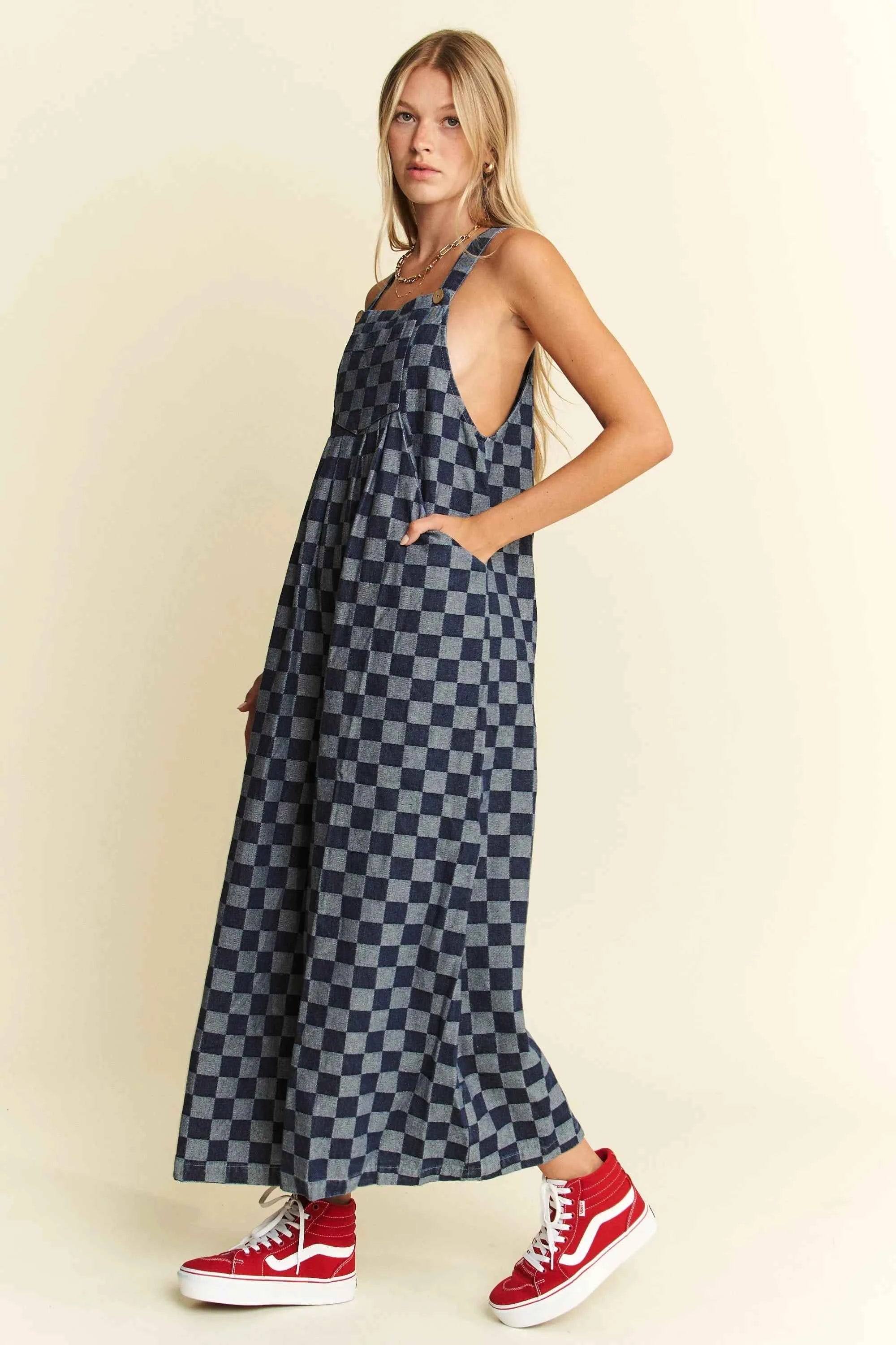Jade By Jane Denim Checkered Jumpsuit 5b3ce2bc2f1642fc8608fe6be5238702-Max-Origin