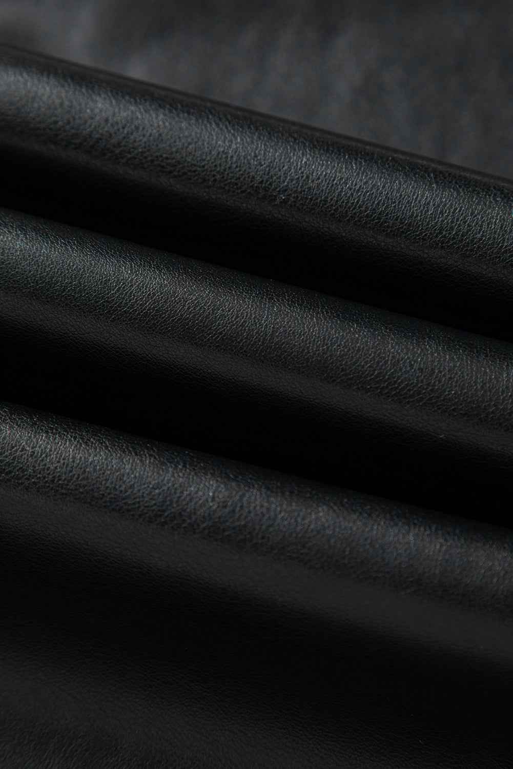 Black Faux Leather Side Slit Maxi Skirt 5b440dbc56af31a3