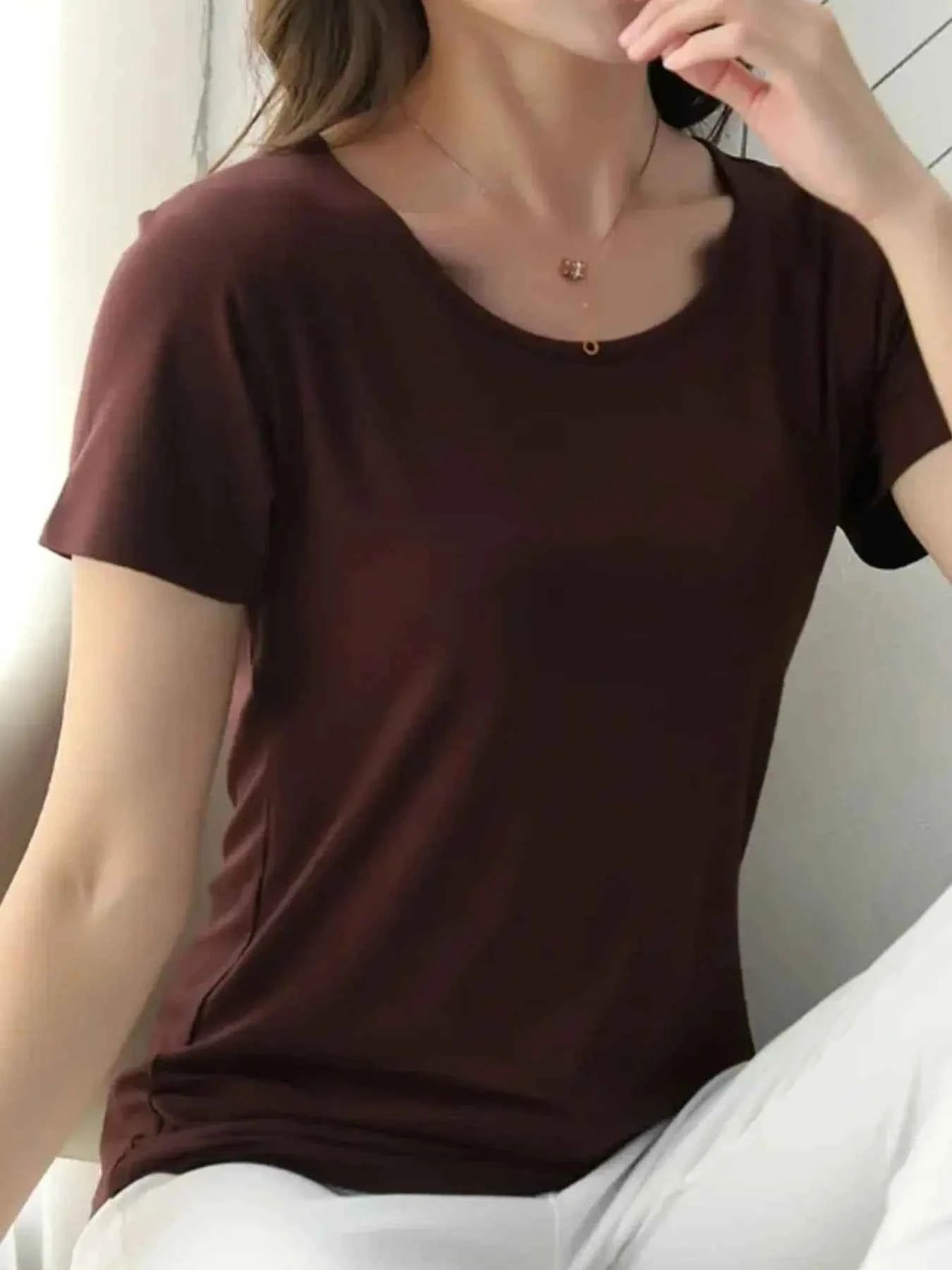 Round Neck Short Sleeve T-Shirt 5b54820d-1348-4463-b6dd-6d4b75f24c6a-Max-Origin