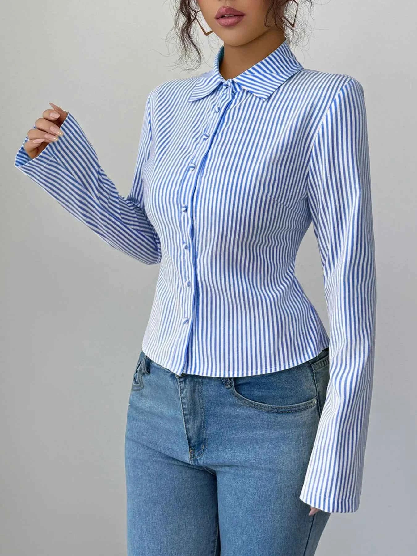 Striped Button-Up Long Sleeve Shirt 5b711942-74eb-4cf6-ab88-021d6c6e2151-Max-Origin