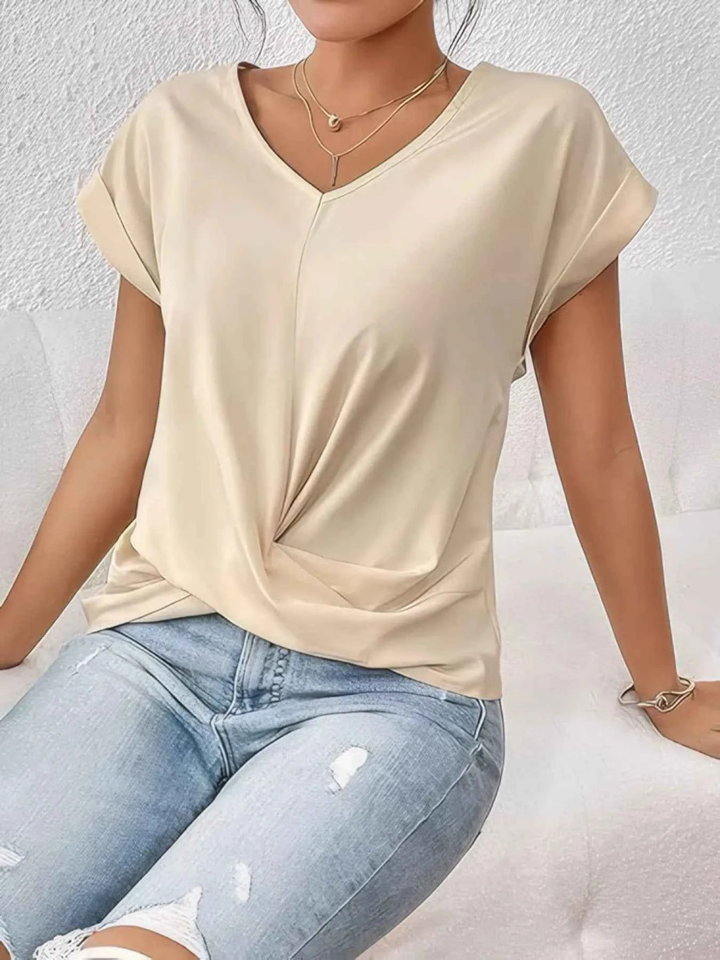 V-Neck Twist Front Top 5b7b42b5-517e-462d-877a-1917a93a09cc-Max-Origin