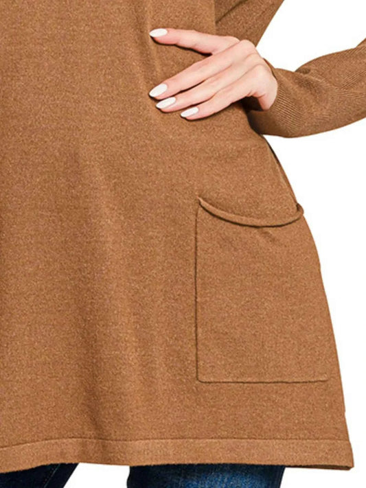 Viscose Long Sleeve Front Pockets Sweater 5b8ba0c0-9928-4157-8ff4-2dbe3cc76aa1-Max-Origin