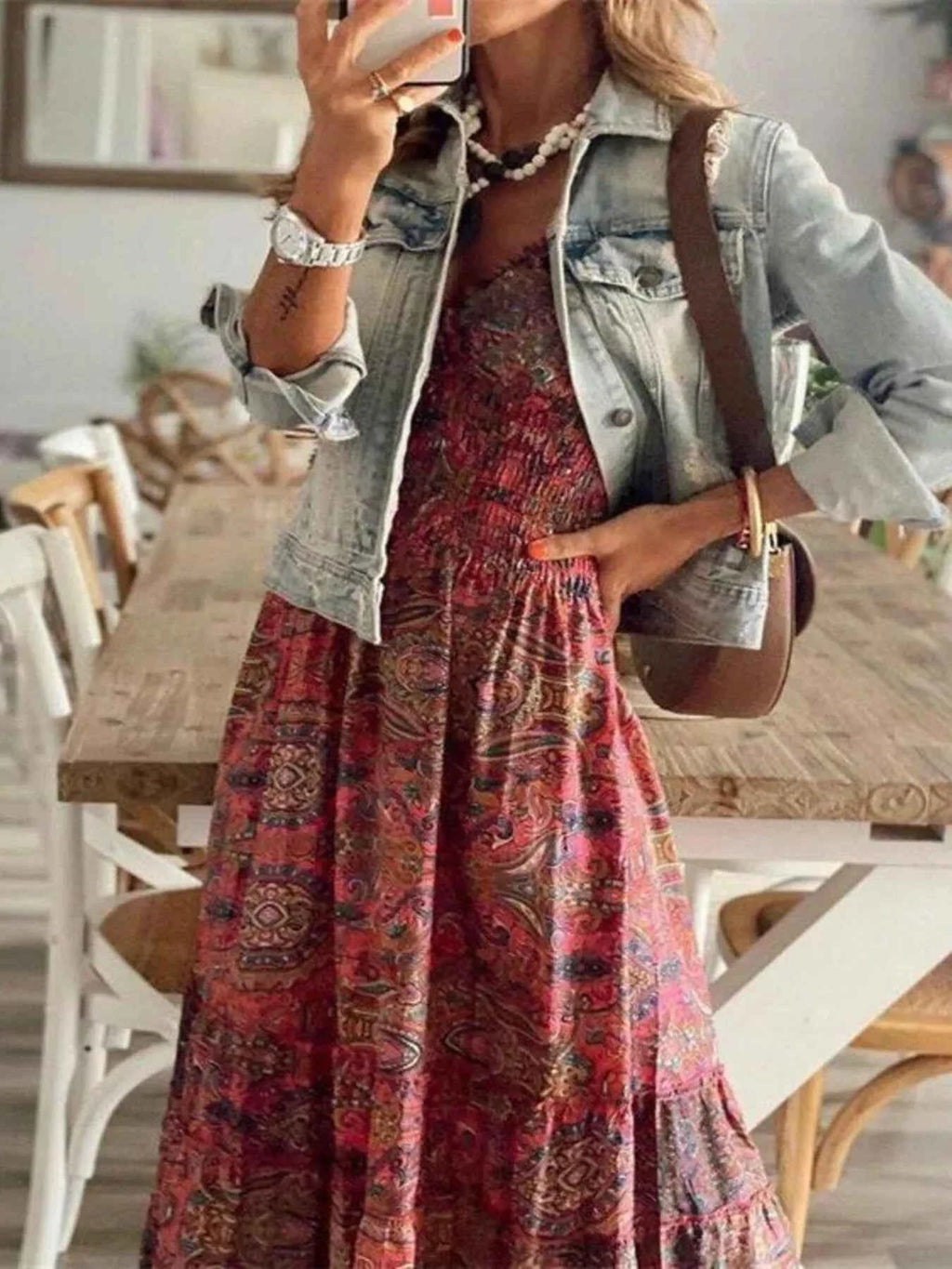 Full Size Paisley Print Cap Sleeve Maxi Dress Plus Size 5bb0b16340ef4856831dc3a0af9b4d2d-Max-Origin