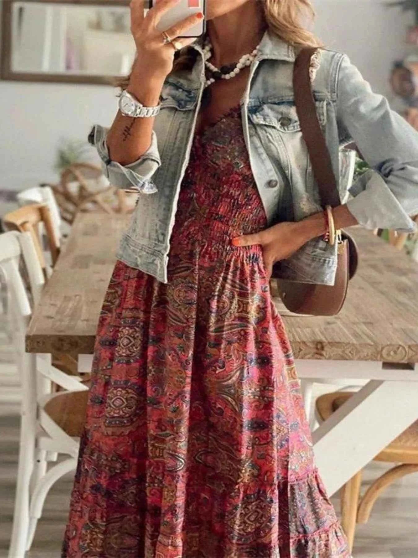 Full Size Paisley Print Cap Sleeve Maxi Dress Plus Size 5bb0b16340ef4856831dc3a0af9b4d2d-Max-Origin