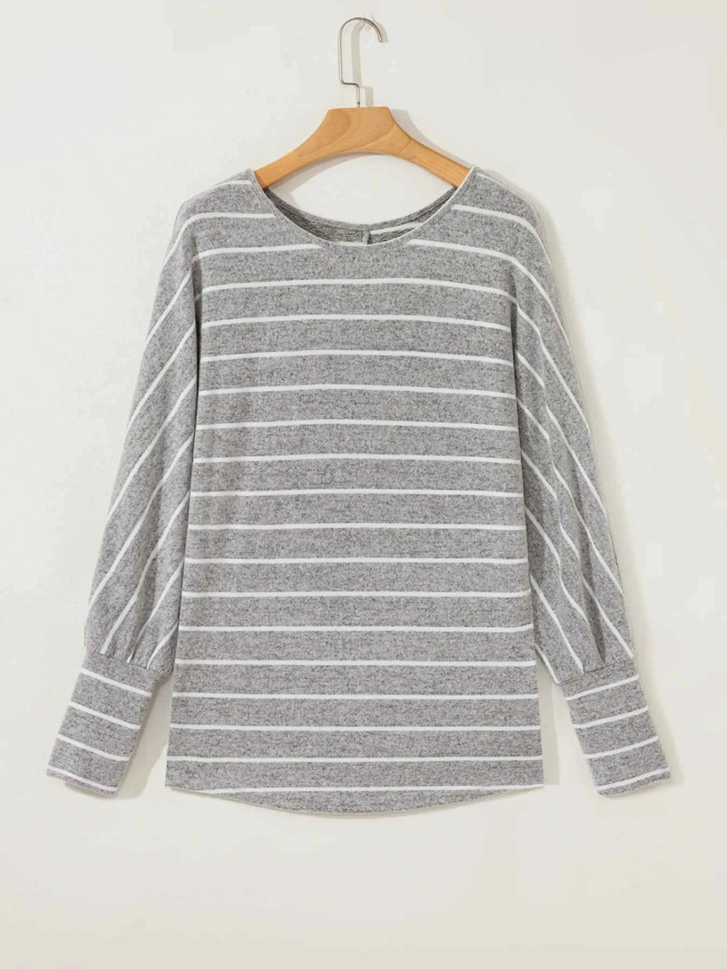 Stripe Dolman Sleeve Drop Shoulder Top 5c018cbc6aa0487fb8e73e49169a7bd9-Max-Origin