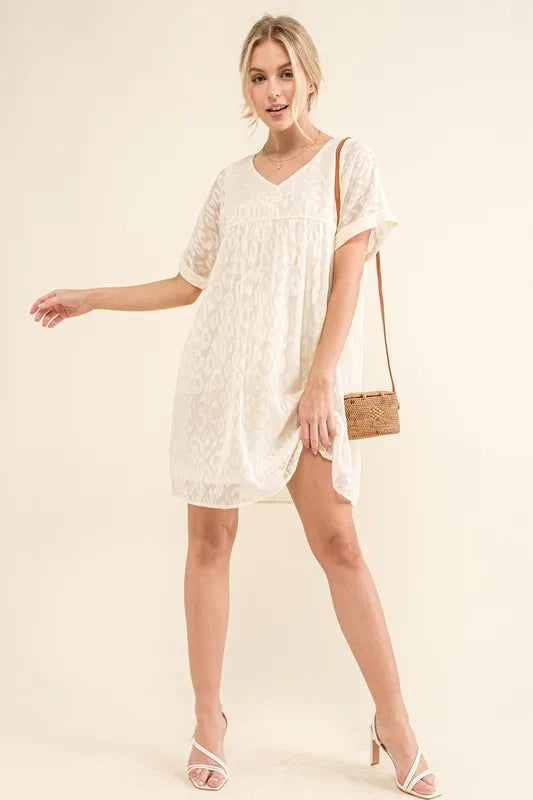 And The Why Woven Leopard Baby Doll Roll-Sleeve Casual Dress 5c3be665309d45da973f19012004f087-Max-Origin