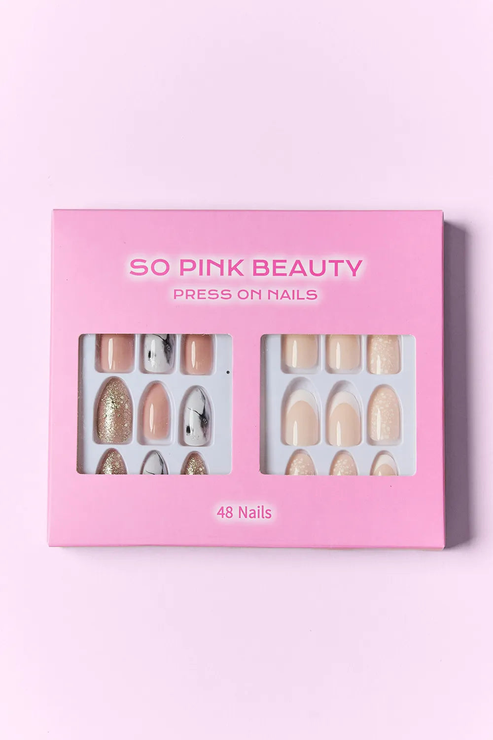 SO PINK BEAUTY Press On Nails 2 Packs 5c47318c-6fae-42b5-b097-8fd0ce75303c-Max