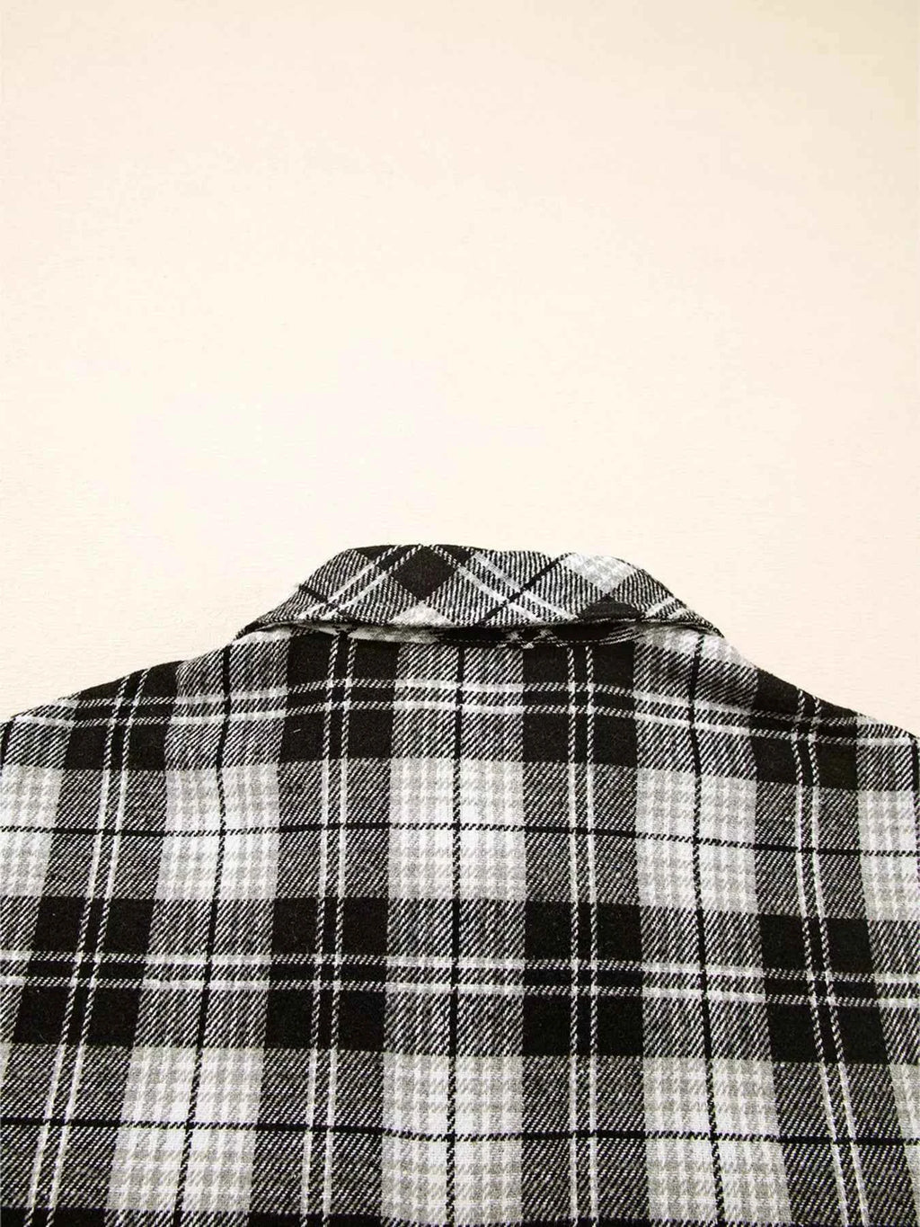 Plaid Print Chest Pockets Buttoned Shirt 5c581d7bea03409896580bf8749fa91d-Max-Origin