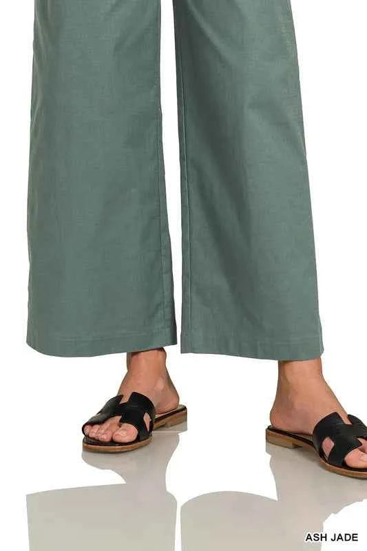 Zenana Woven Knot Strap Overalls 5c72916a60b241b392f120f38785b802-Max-Origin