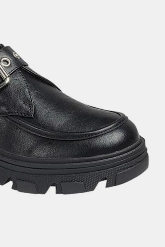 Forever Link Buckled Platform Lug Sole Loafers 5c761a11-3104-42e6-b85a-777e049cd1c6-Max