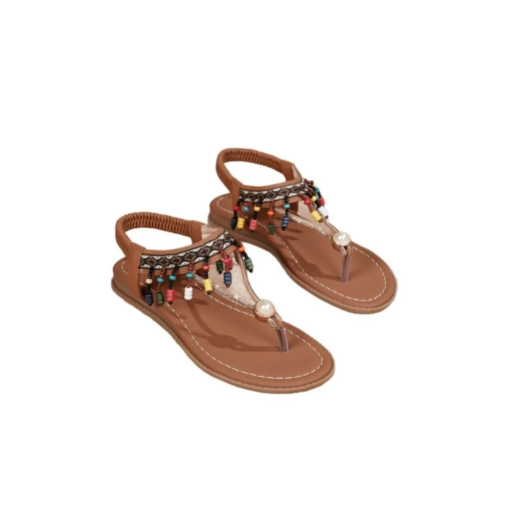 Toe Post Platform Sandals Brown 5c7ef39b-73ec-4b95-b50a-e78f84263855-Max-Origin