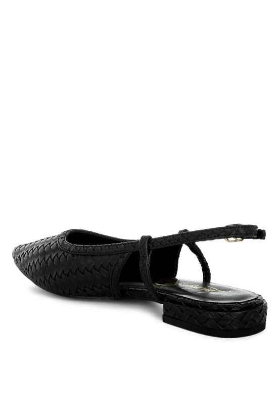 Kurina Woven Slingback Sandals 5ca9f0a7-aec0-4afc-973e-6a238ac8f58e