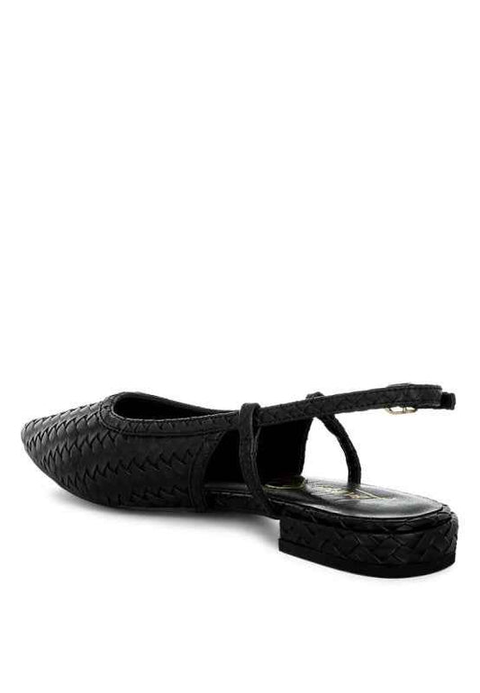 Kurina Woven Slingback Sandals 5ca9f0a7-aec0-4afc-973e-6a238ac8f58e