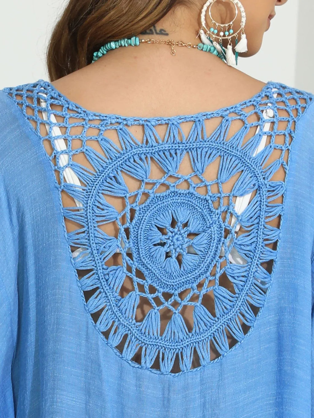 Tassel Crochet Round Neck Cover-Up 5cb6b4c9-5e40-4967-a595-9479475f0c39-Max-Origin
